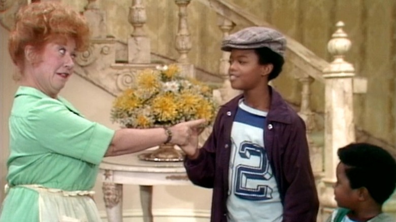 Charlotte Rae with Todd Bridges and Gary Coleman