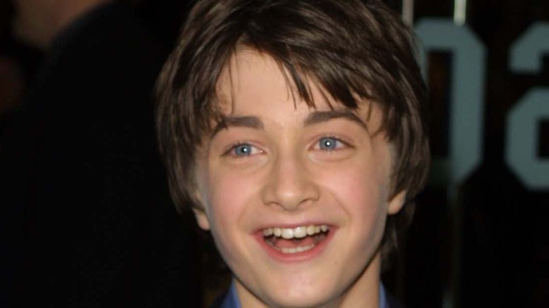 Young Daniel Radcliffe laughing