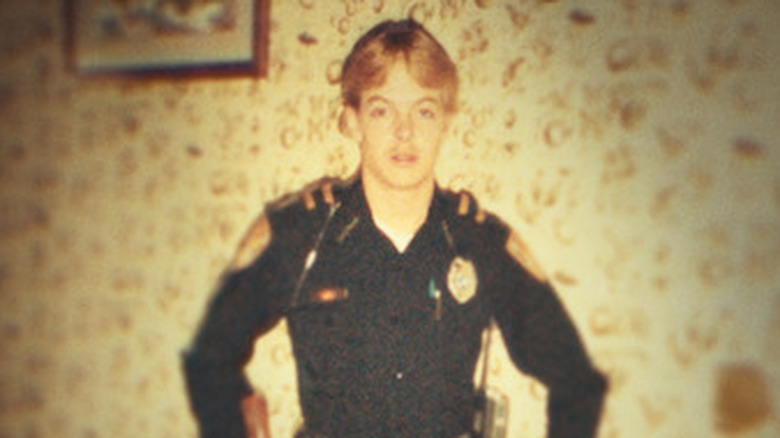 Joe Exotic in cop uniform
