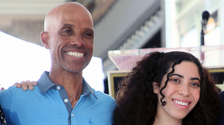 Cameron Boyce's father and sister