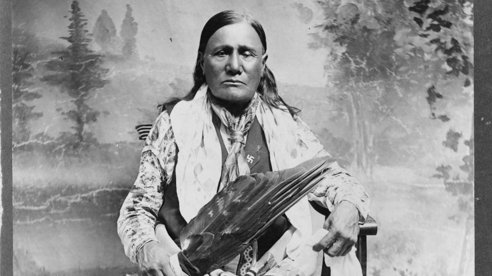 Peter Bighart [sic], chief of the Osage tribe, 1909