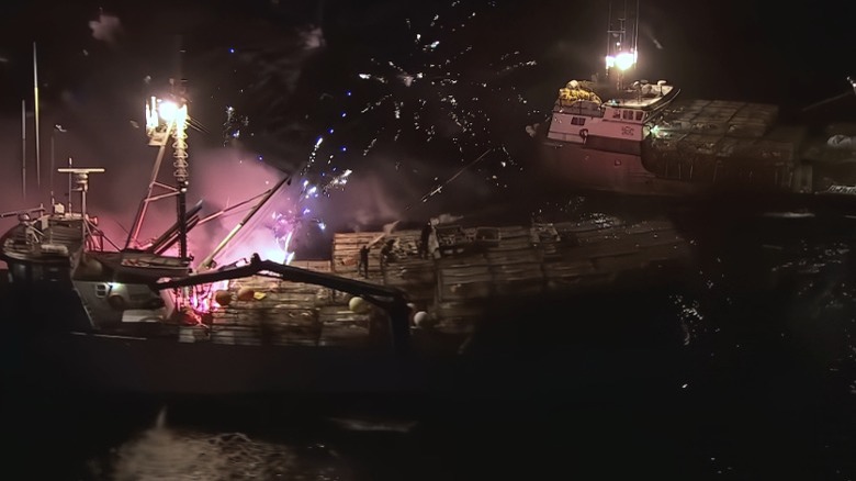 The Time Bandit and the Northwestern fireworks