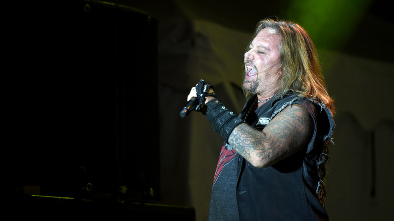 Vince Neil performing live