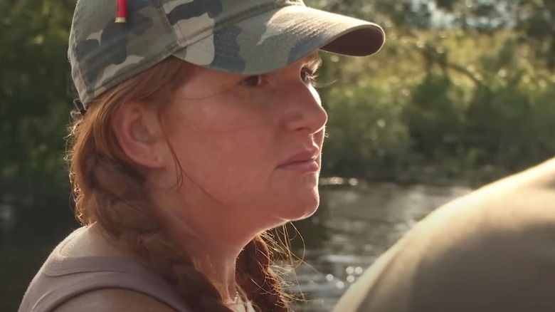 Ashley Jones Swamp People on a boat