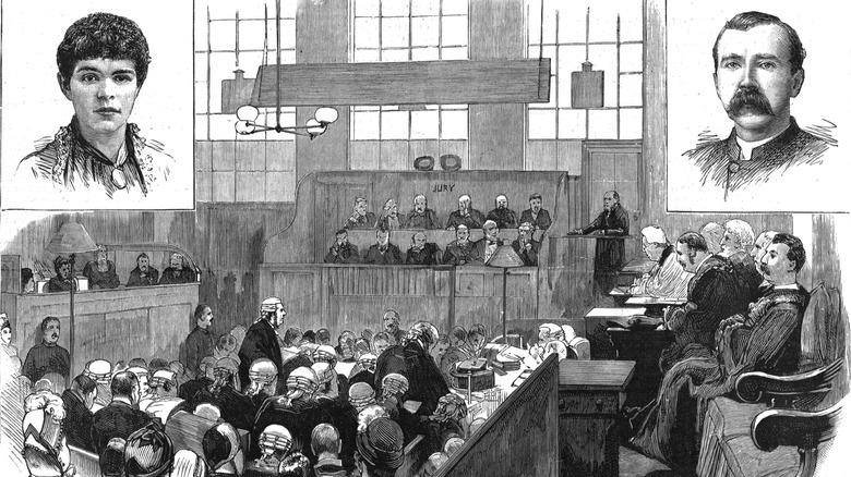 Courtroom sketch of Adelaide Bartlett