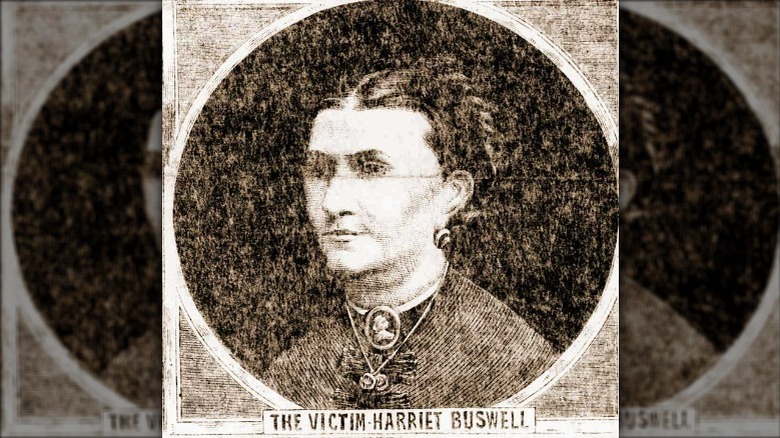 Sketch of Harriet Buswell From The Illustrated Police News