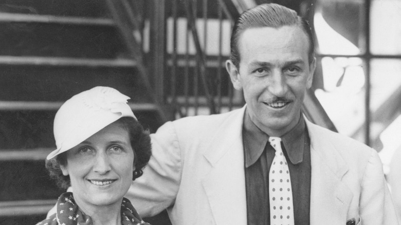 Walt Disney and wife