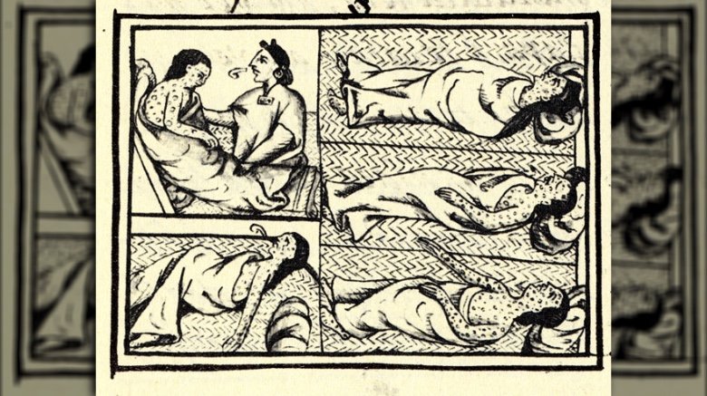 Aztecs with smallpox