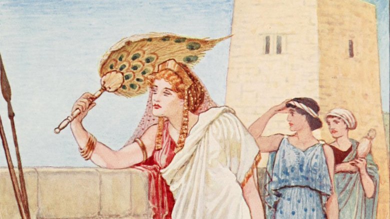 helen on the walls of troy