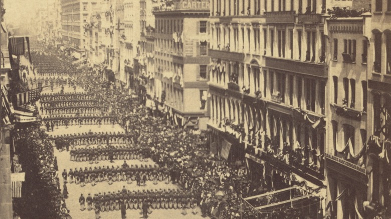 Abraham Lincoln funeral procession New York City