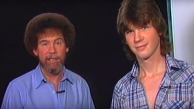 Bob Ross and his son