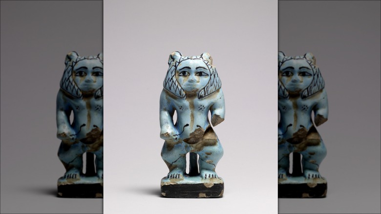 Ancient Egyptian protective demon figurine