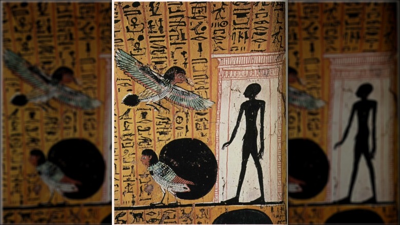 Ancient Egypt ba spirits