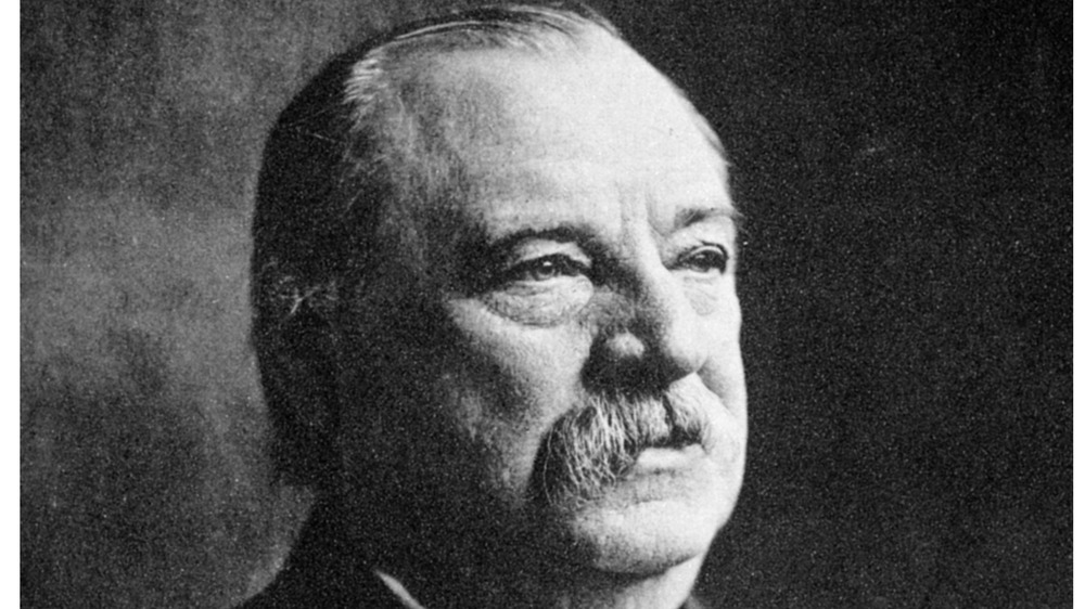Grover Cleveland in a portrait