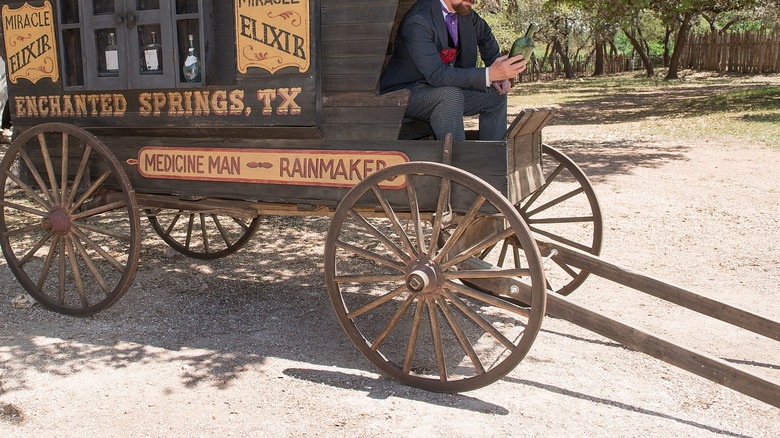 photo of medicine man wagon