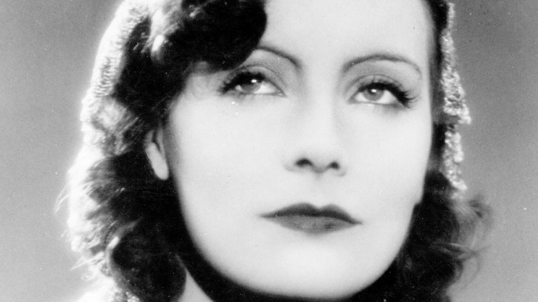 Greta Garbo's Famous Eyes Glittering 