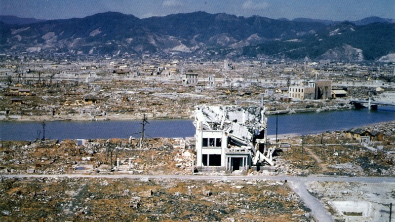 hiroshima eight months after the dropping of the atomic bomb