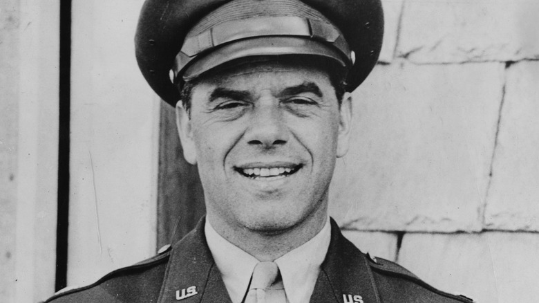 Frank Capra in a military uniform