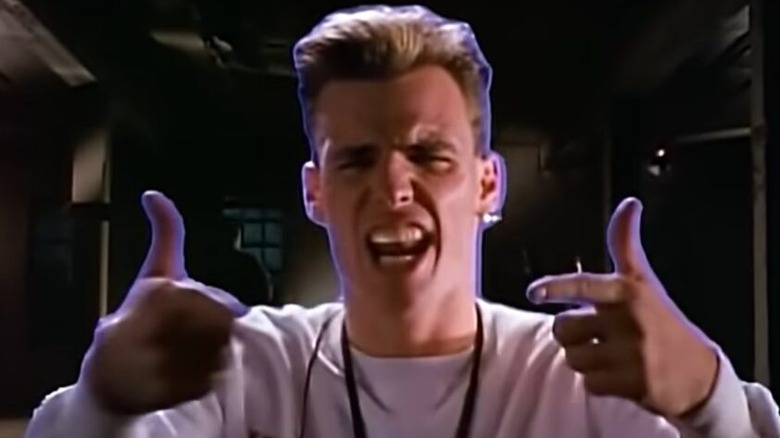 an angry-looking Vanilla Ice
