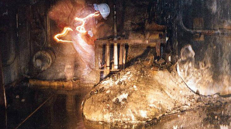 Corium "elephant foot" from Chernobyl accident