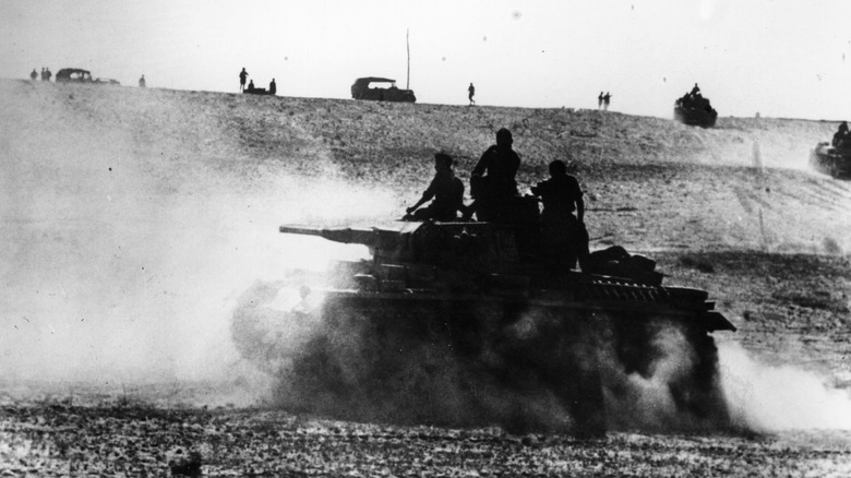German tanks in northern Africa
