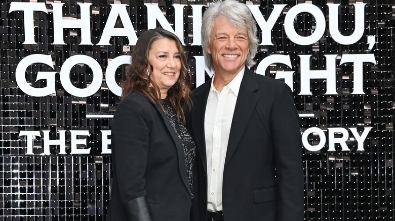Jon Bon Jovi and Dorothea on the red carpet