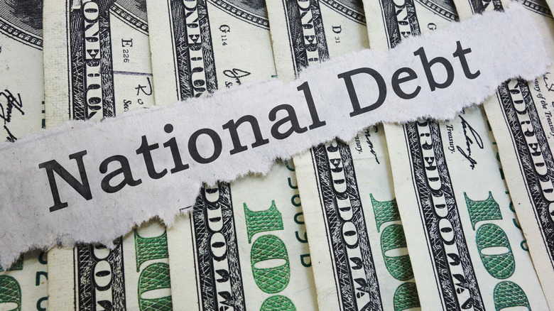 Graphic of National debt