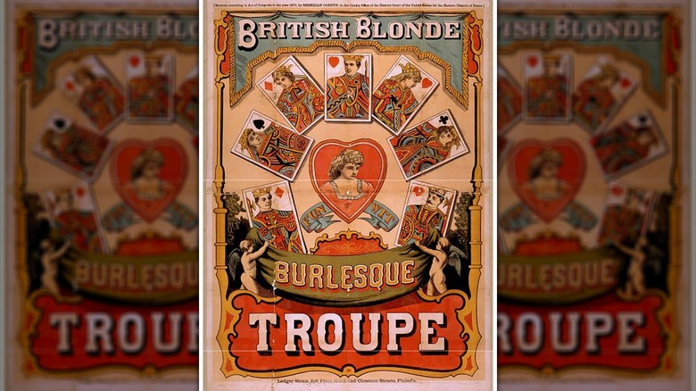 British Blonde Burlesque Troupe poster