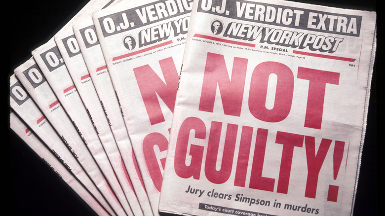 New York Post announcing acquittal 
