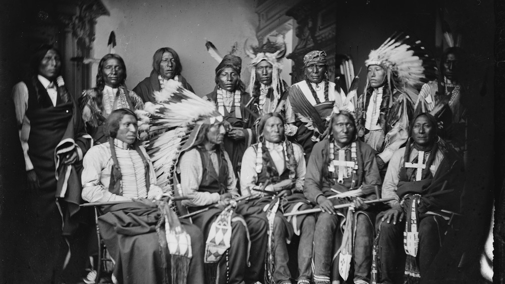 Red Cloud and other Sioux leaders