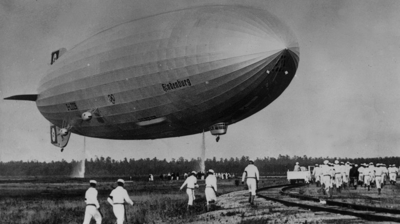 Hindenburg on ground