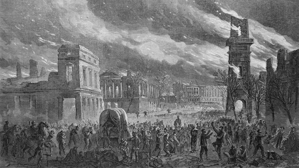 The burning of Columbia, South Carolina