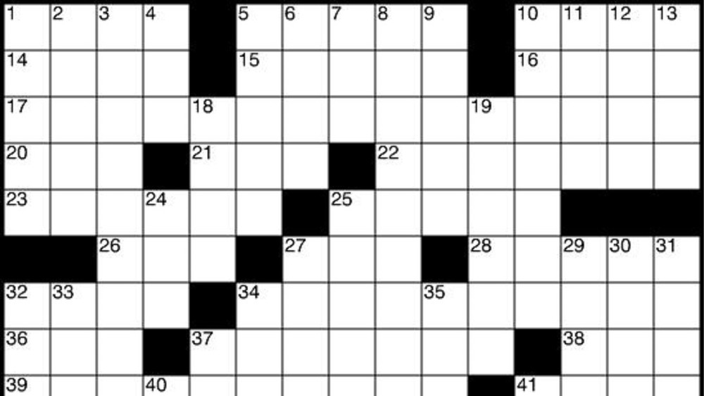 Cropped photo of an American-style crossword grid by Michael J, https://creativecommons.org/licenses/by-sa/3.0/deed.en