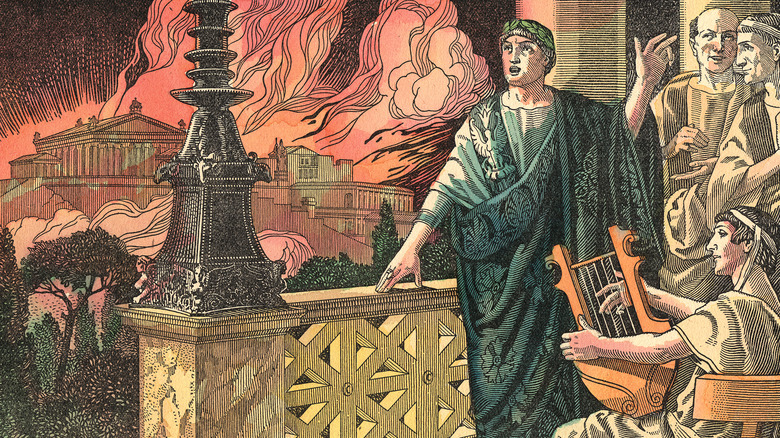 Nero singing while Rome burns