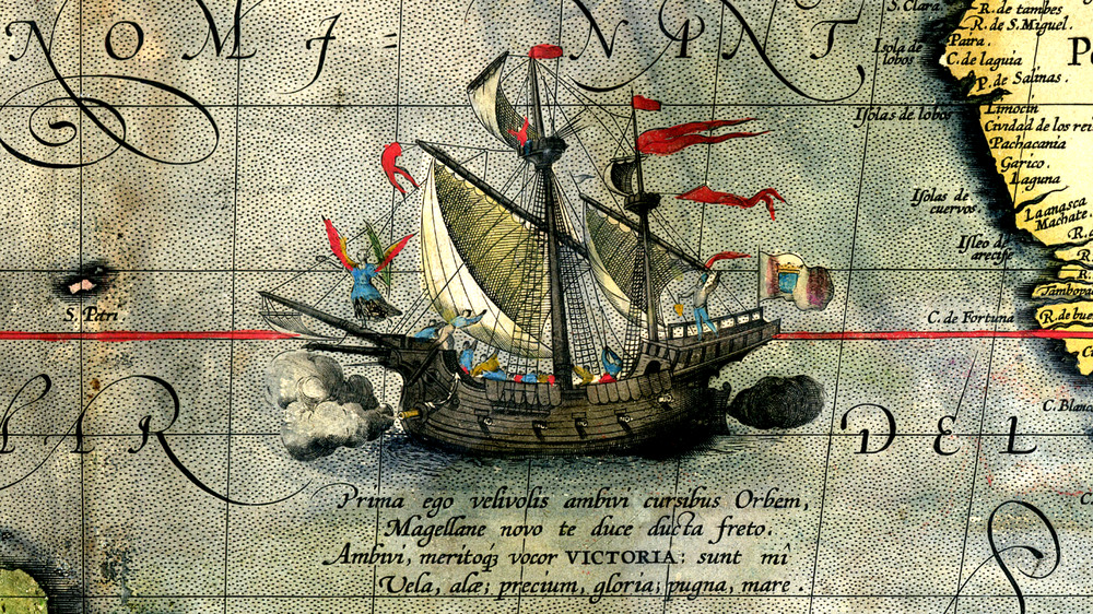 closeup of a map with the victoria