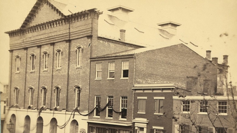 Ford's Theatre, scene of the assassination, 1865