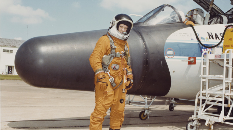 Kathy Sullivan during astronaut training
