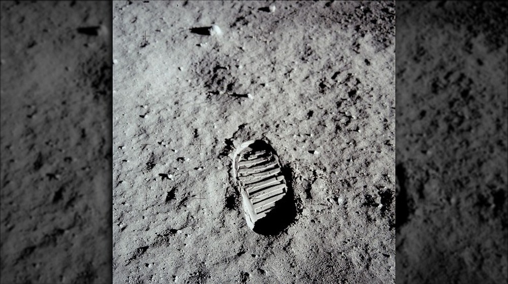 Buzz Aldrin's footprint