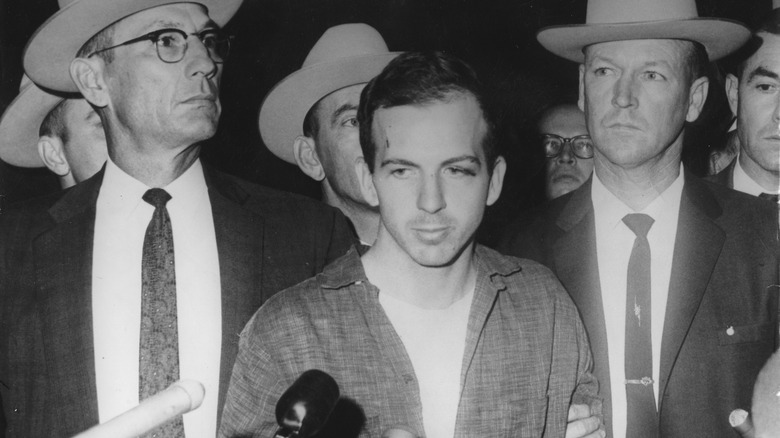 Lee Harvey Oswald in custody