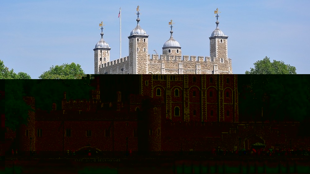Tower of London under blue sky