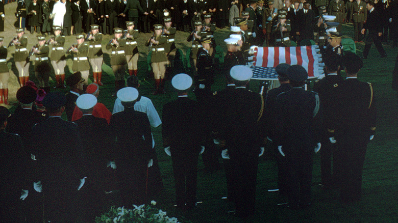 John F Kennedy's gravesite Arlington National Cemetery