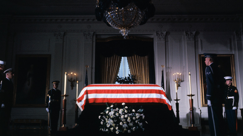 John F. Kennedy lying in state