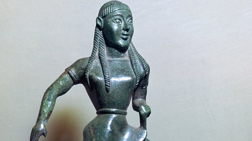 Ancient Spartan Woman figurine