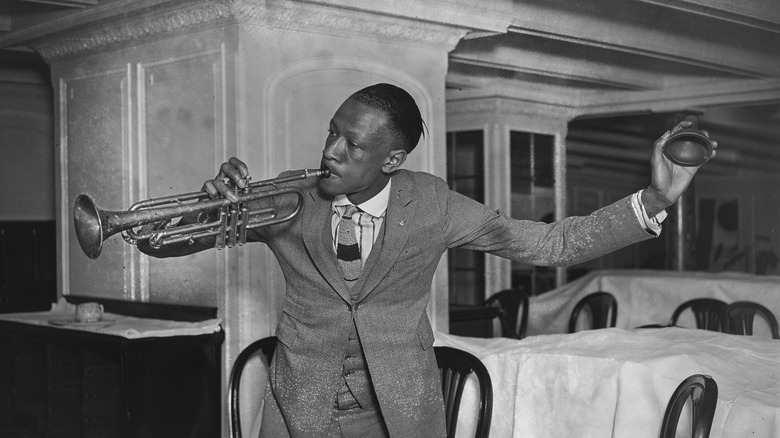 Jazz trumpeter, 1923