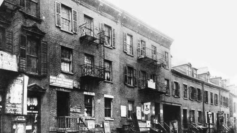 New York City slum in the early 20th century