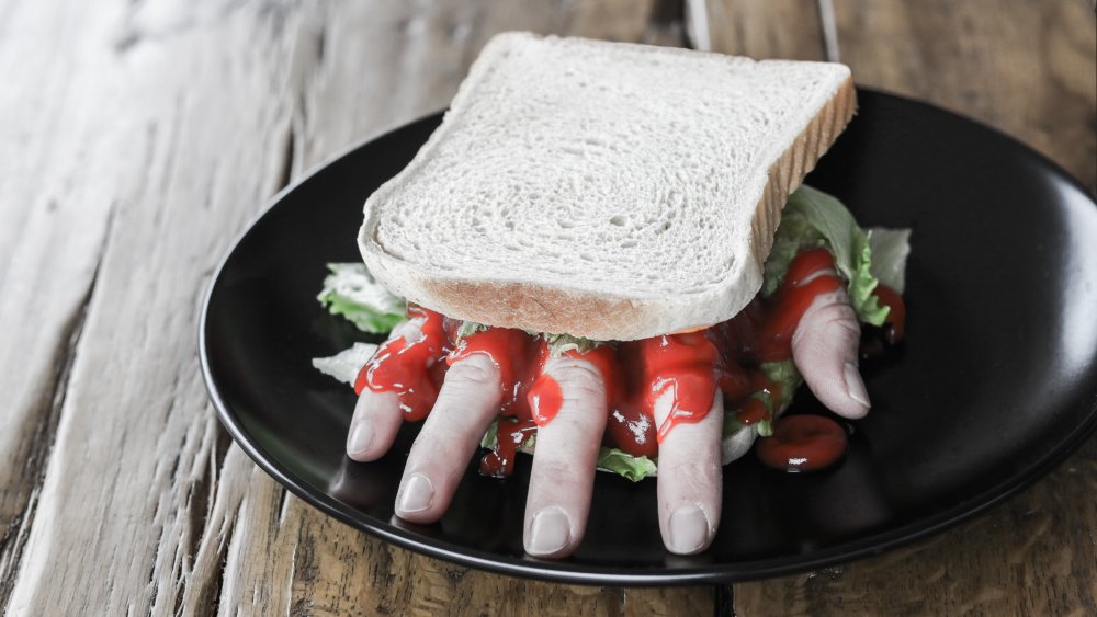 hand sandwich