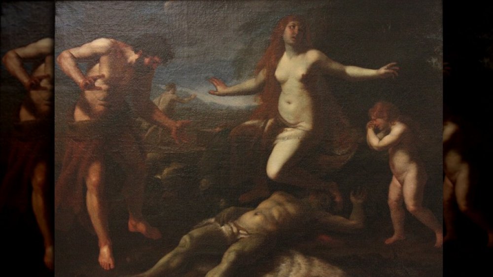 adam and eve discover the body of abel