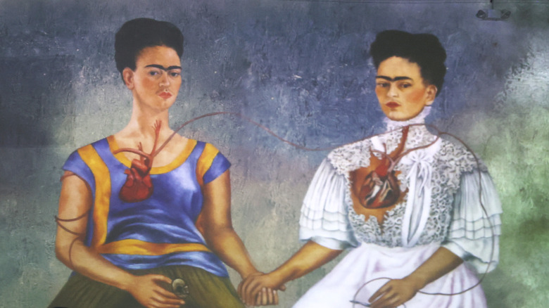 two fridas painting