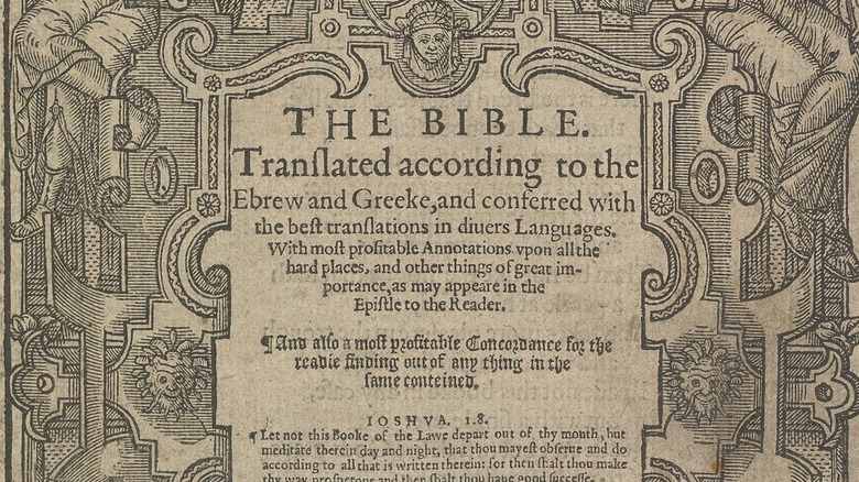 title page of Geneva Bible