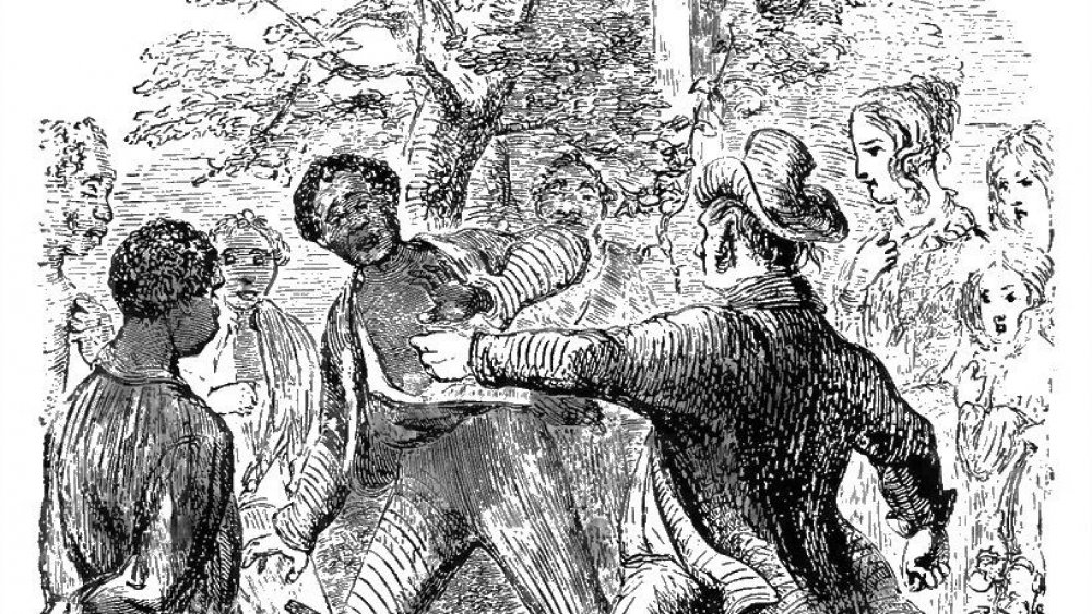 Solomon Northup is forced to whip Patsey by Epps